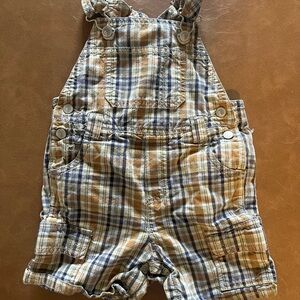Vintage Plaid Gymboree Baby Boy Overalls